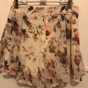 Summer/spring chiffon like material shorts